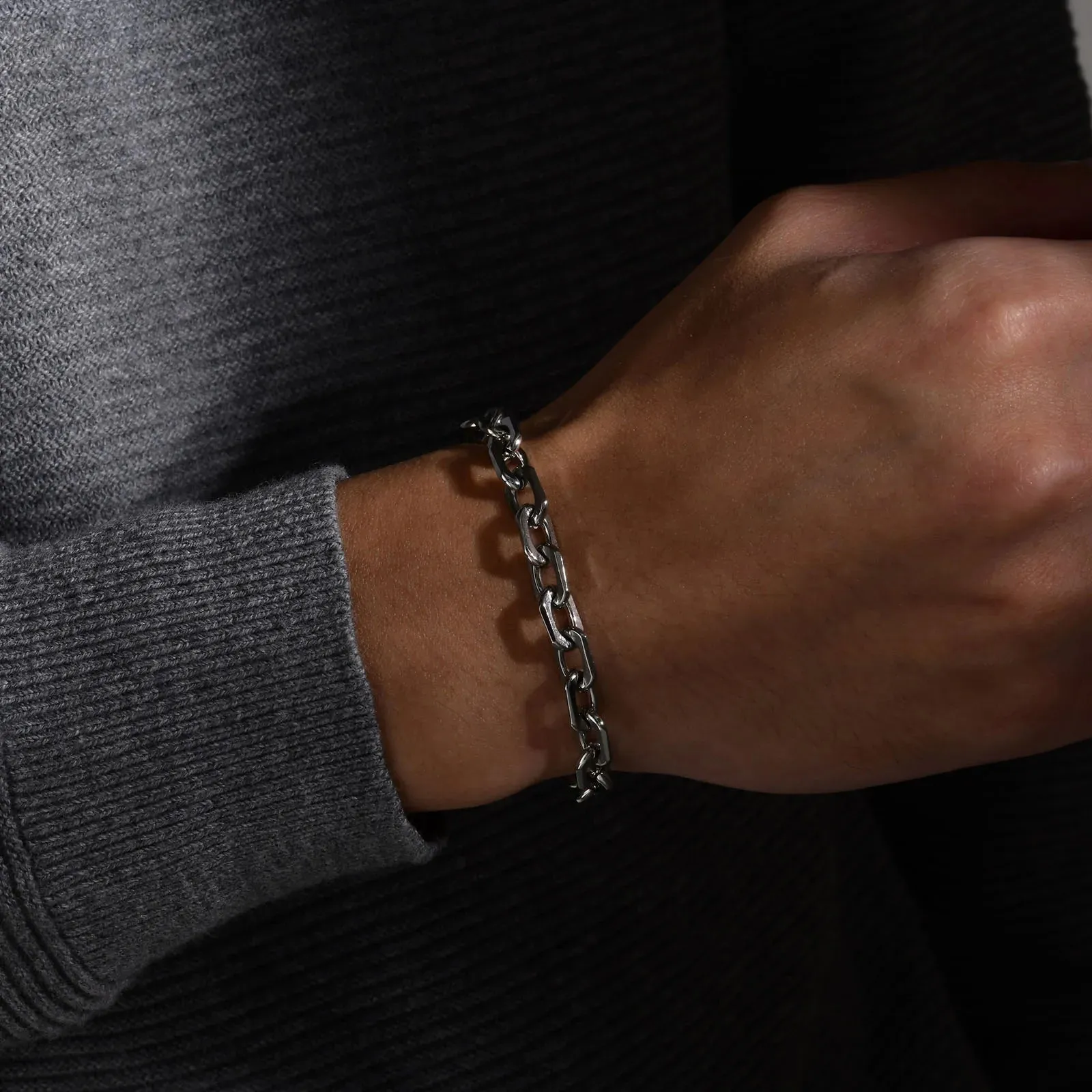 Cool Fashion Rolo Chain Bracelets for Men