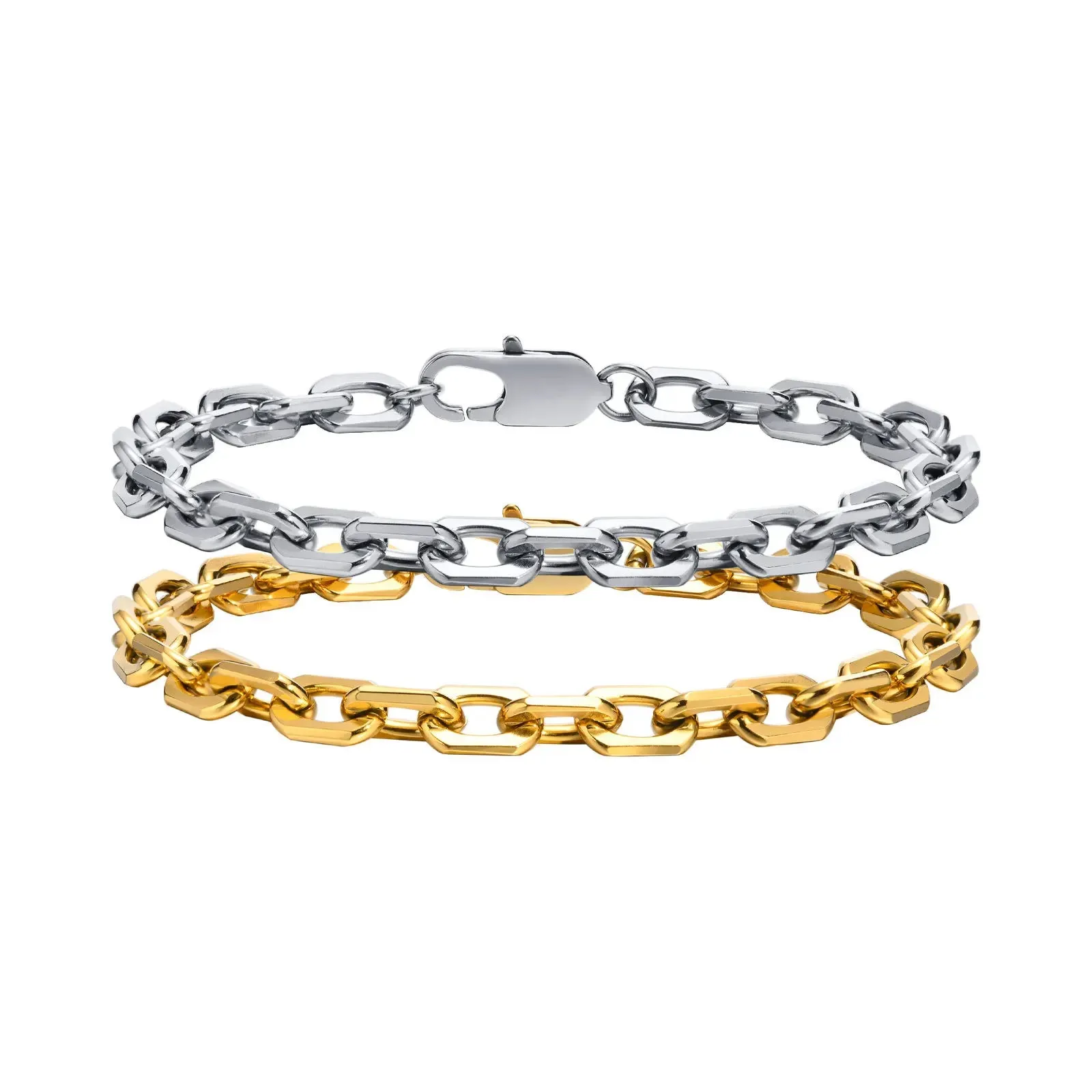 Cool Fashion Rolo Chain Bracelets for Men