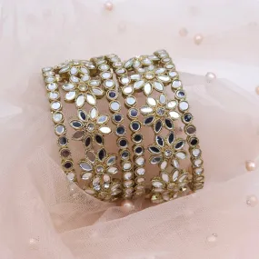 Daisy Set of 6 Bangles - Gold