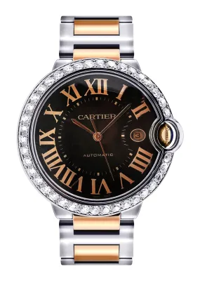 Diamond Cartier Ballon Bleu | Two Tone | 42 Mm