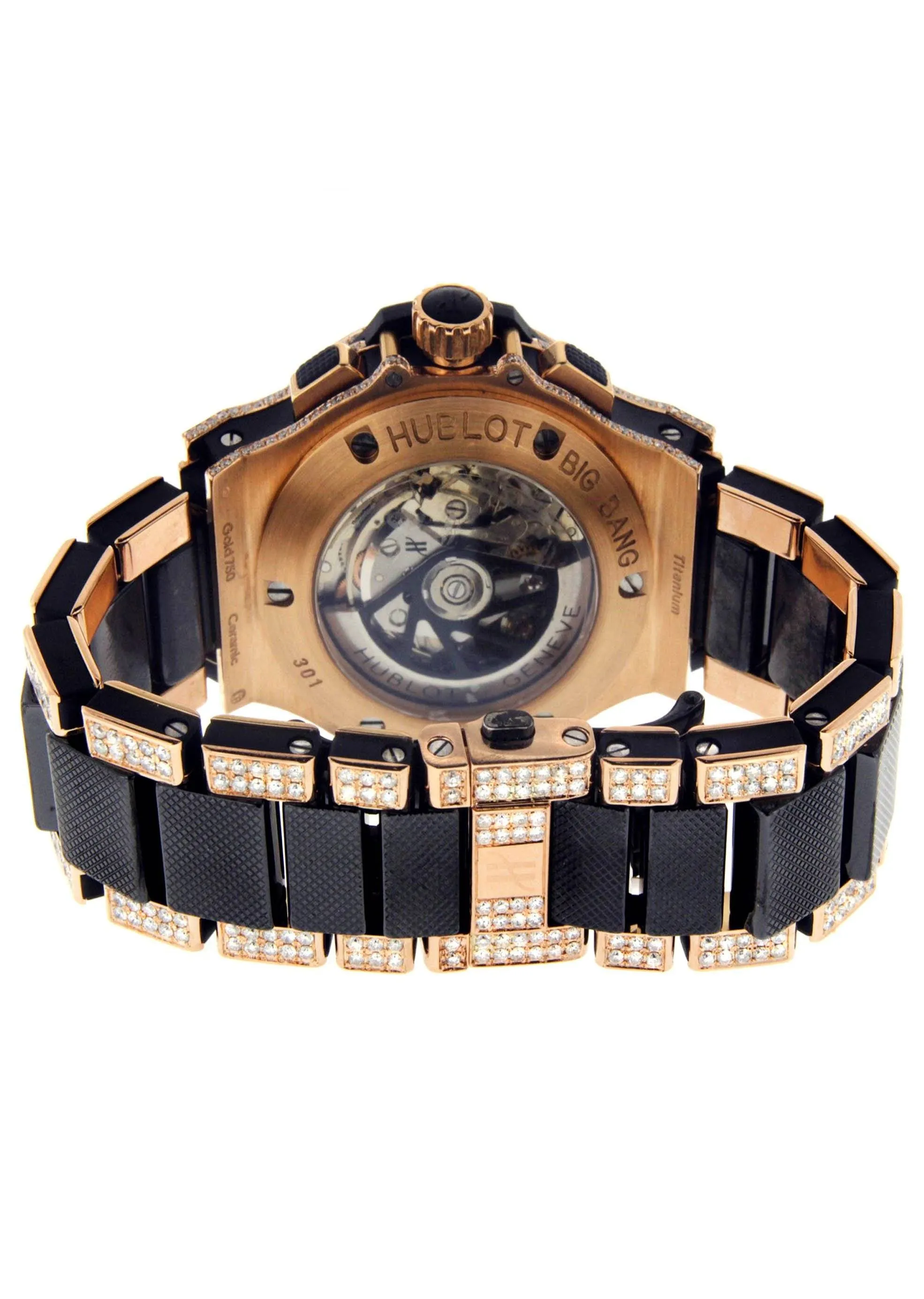 Diamond Hublot Big Bang Evolution | 18K Red Gold