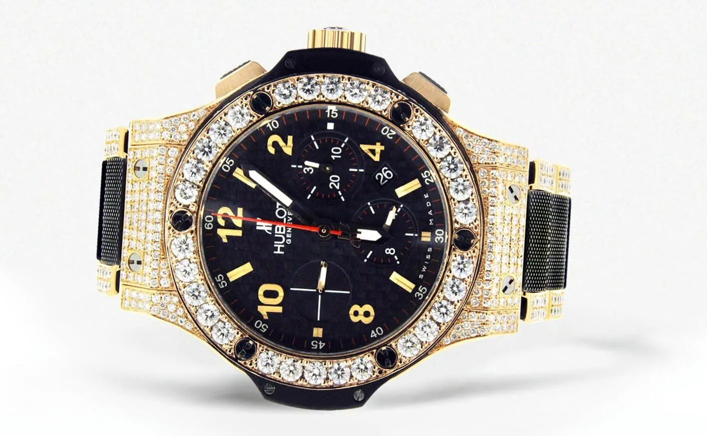 Diamond Hublot Big Bang Evolution | 18K Red Gold