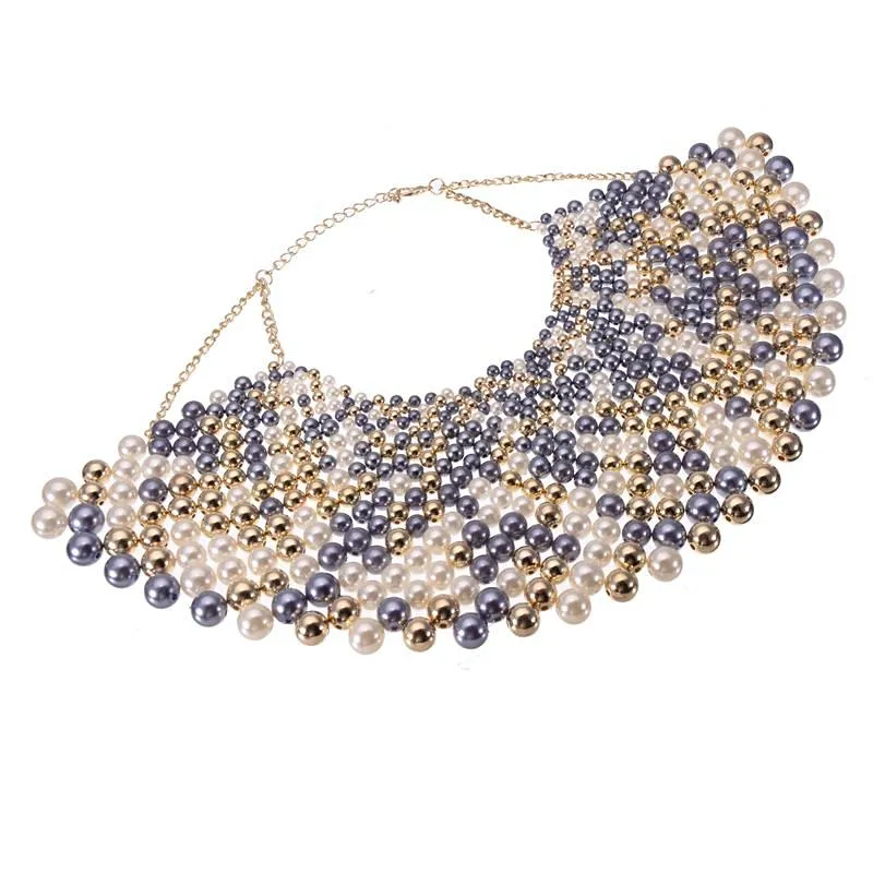 Egyptian Inspired Maxi Choker Necklace - Mix