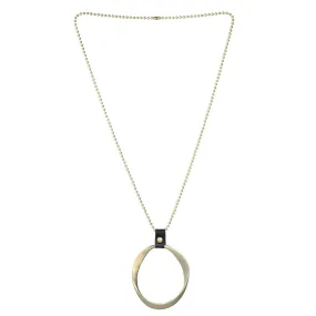 Eternal Linkage Metal Ring Pendant