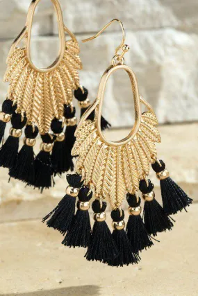 Feather Tassel Earrings