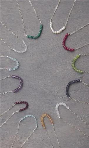 February Amethyst Birthstone Necklace