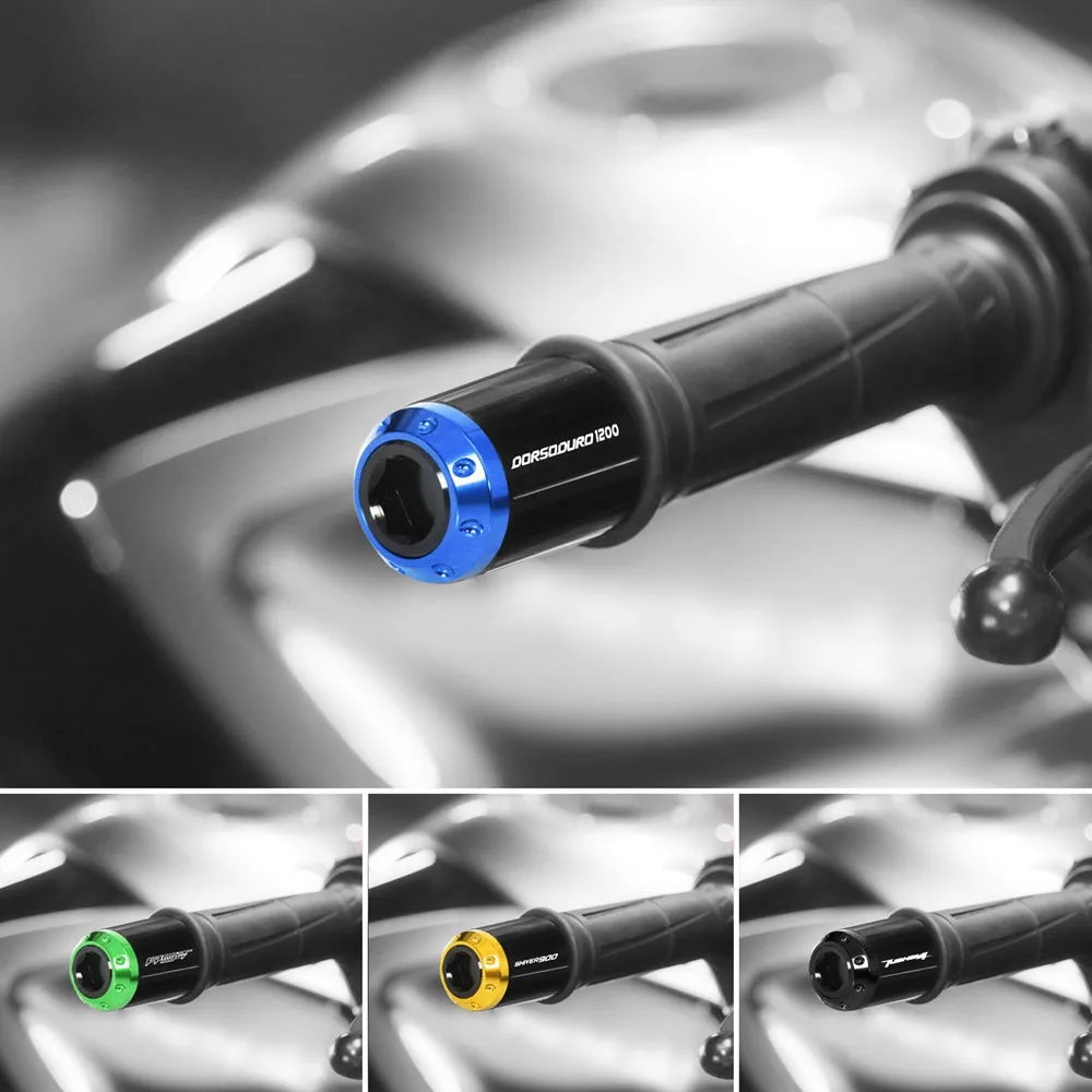 Fit Aprilia Dorsoduro 900 17-19 Engraved Logo ATOM Bar Ends