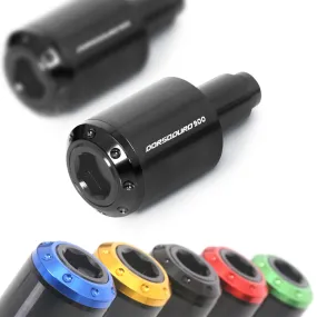 Fit Aprilia Dorsoduro 900 17-19 Engraved Logo ATOM Bar Ends