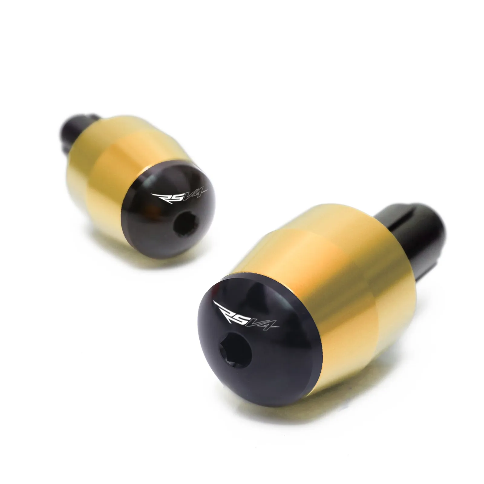 Fit Aprilia RSV4 Engraved Logo LIM Handle Bar Ends