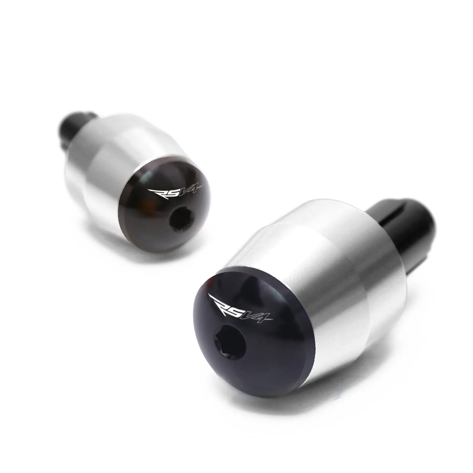 Fit Aprilia RSV4 Engraved Logo LIM Handle Bar Ends