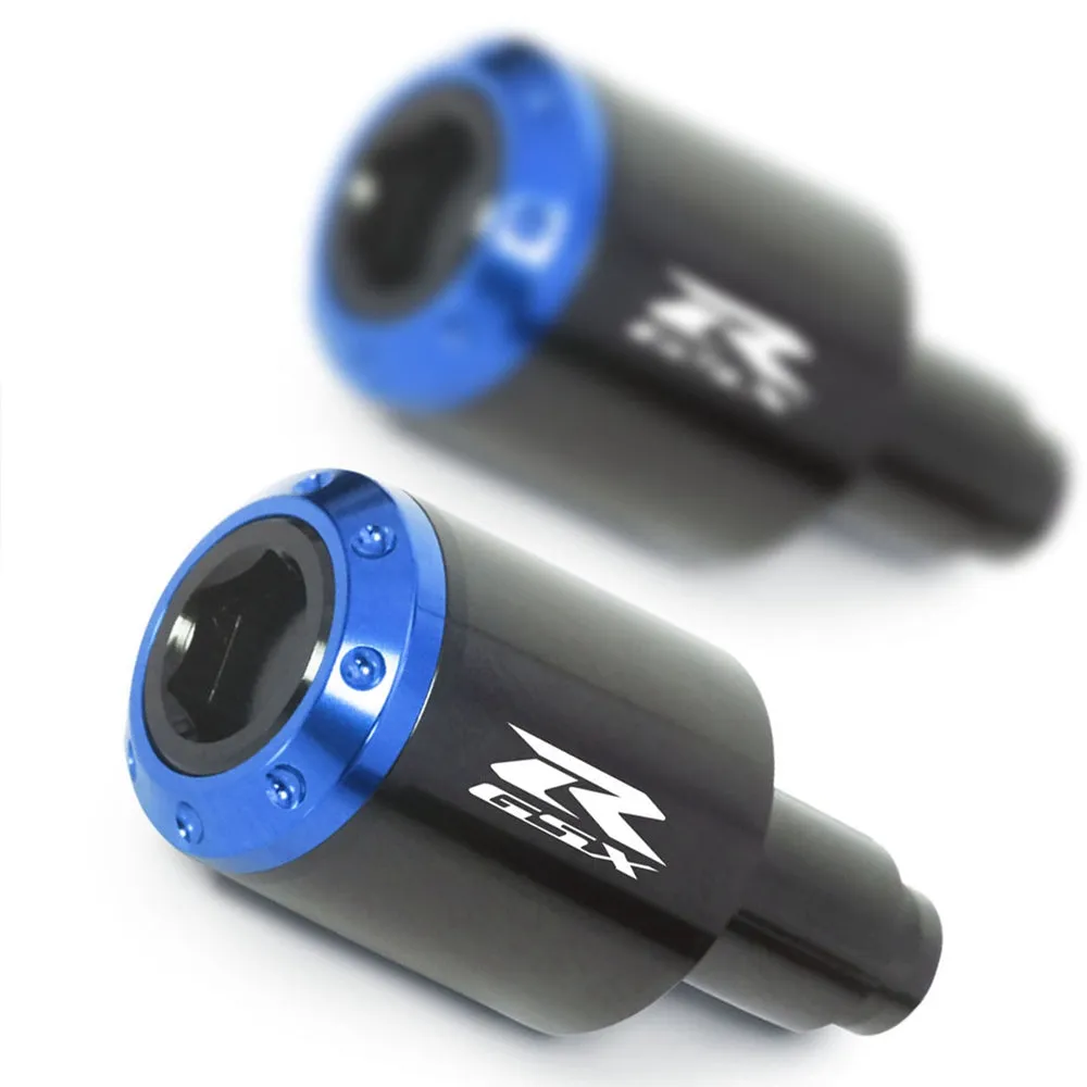 Fit Suzuki GSX-R 600 1000R 1100 Engraved Logo ATOM Bar Ends
