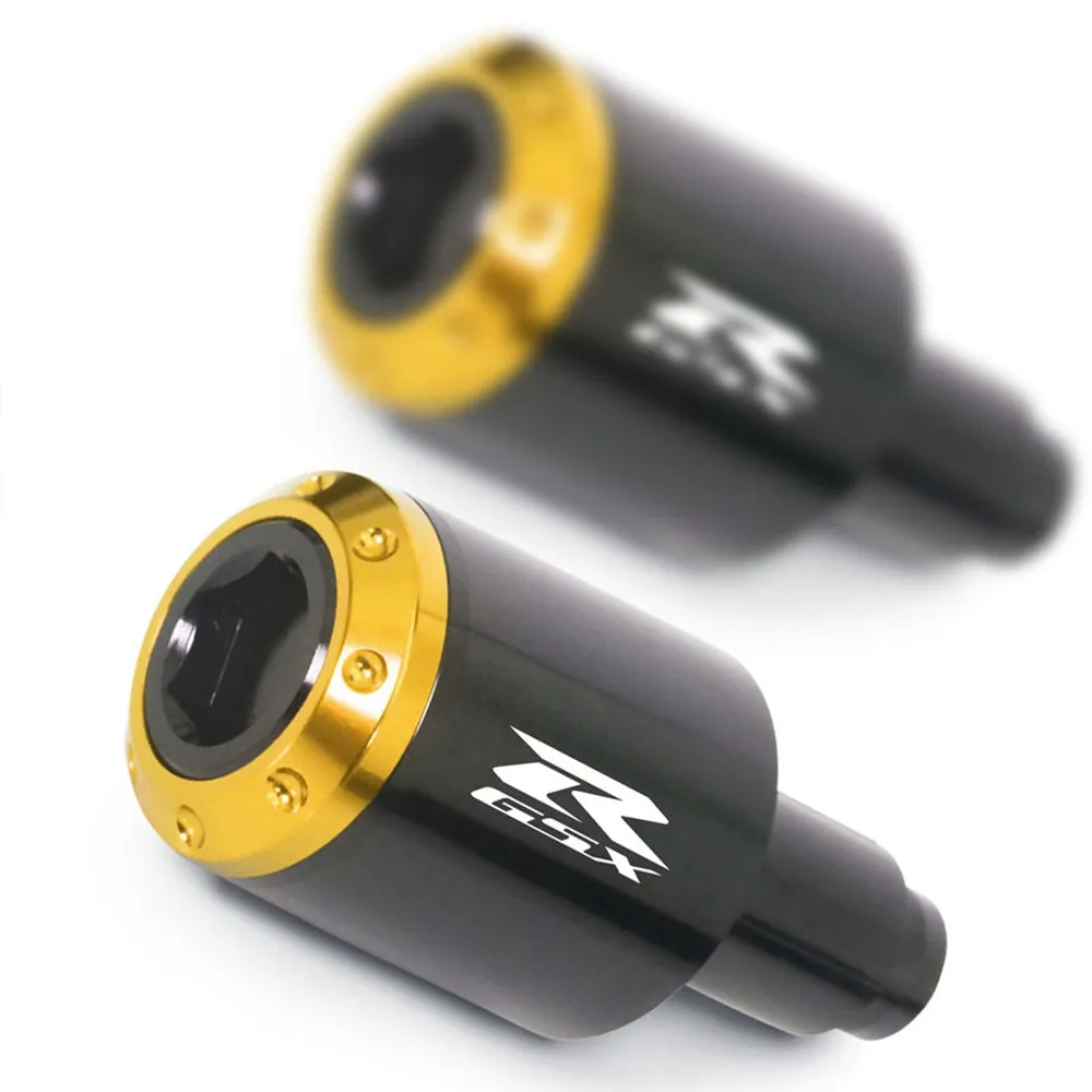 Fit Suzuki GSX-R 600 1000R 1100 Engraved Logo ATOM Bar Ends