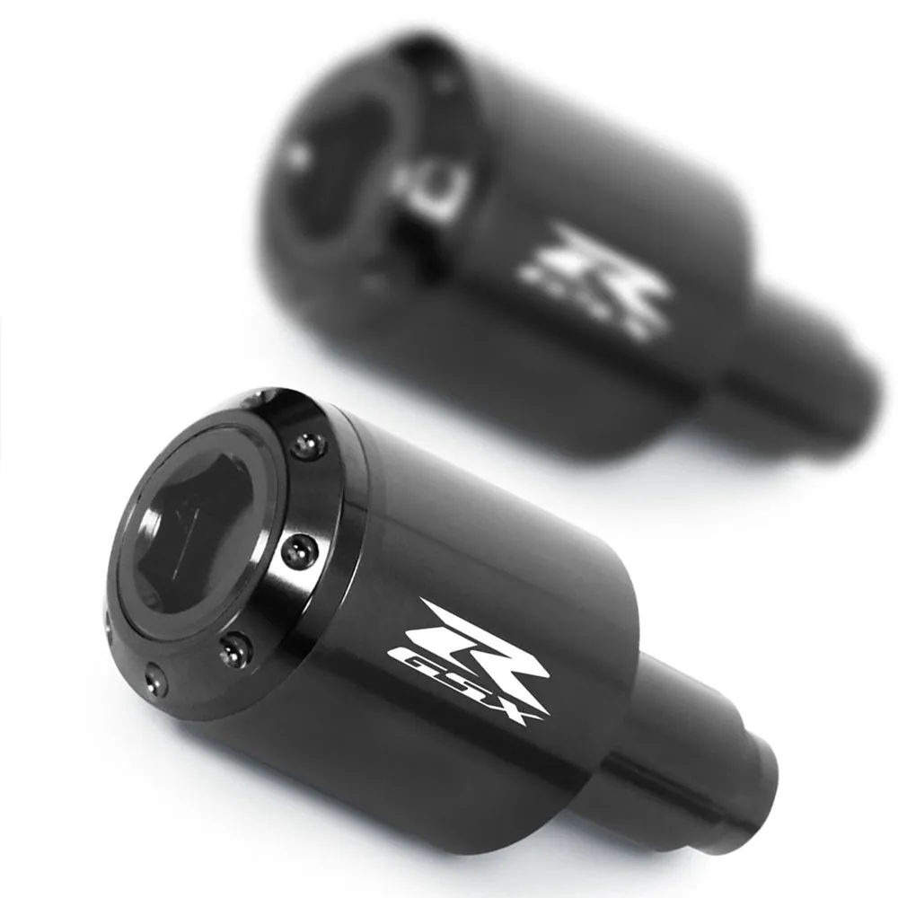 Fit Suzuki GSX-R 600 1000R 1100 Engraved Logo ATOM Bar Ends