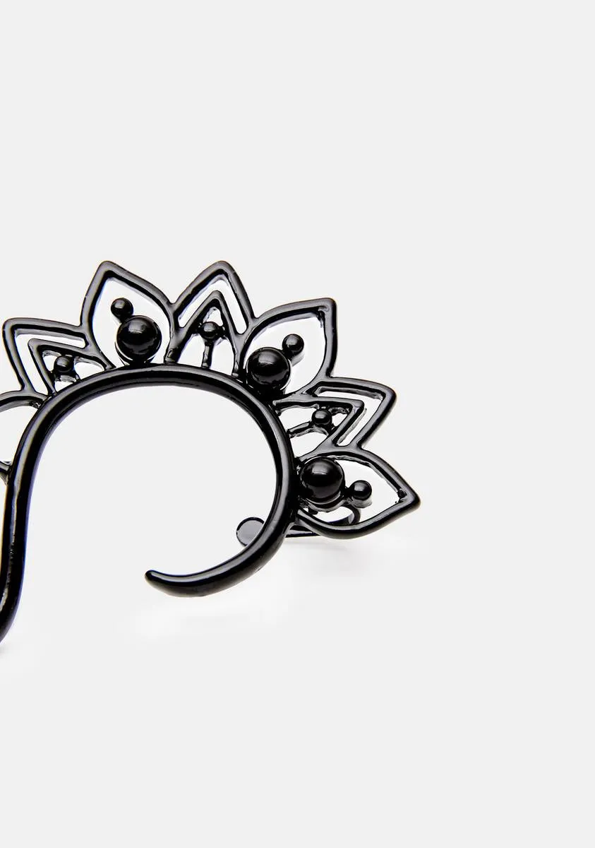 Flower Ear Cuffs