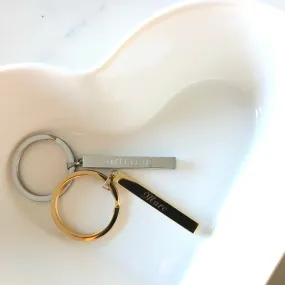 Four Sided Bar Keychain