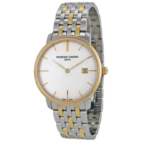 Frederique Constant Slimline Automatic Silver Dial Two-tone Steel Men's Watch FC-306V4S3B2