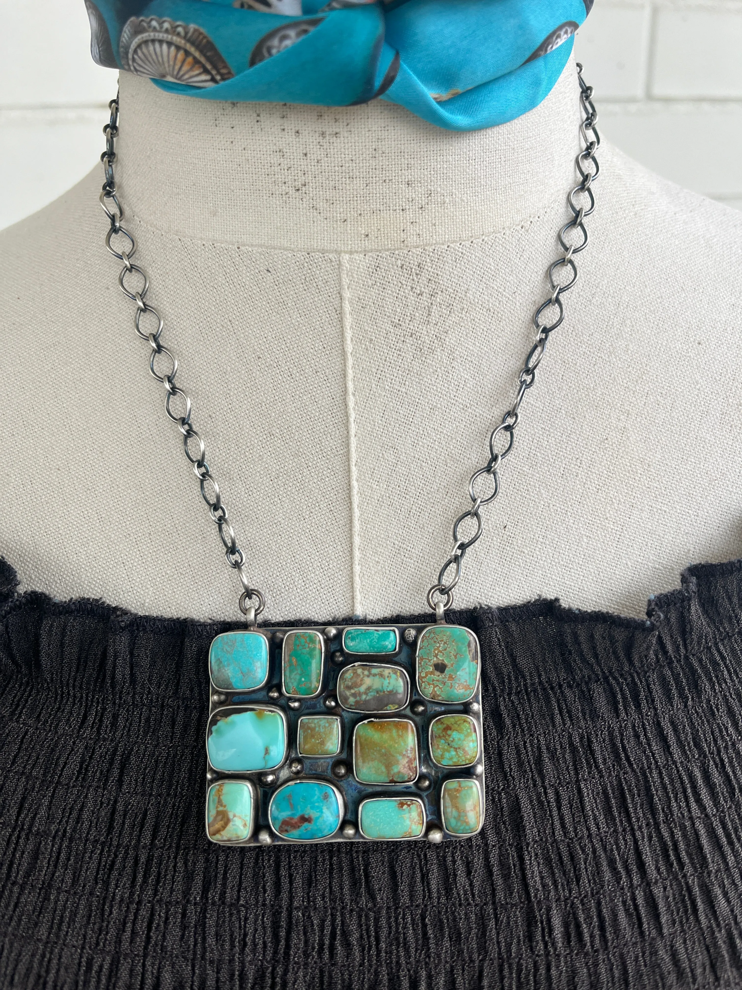 Freeform Kingman Necklace #4