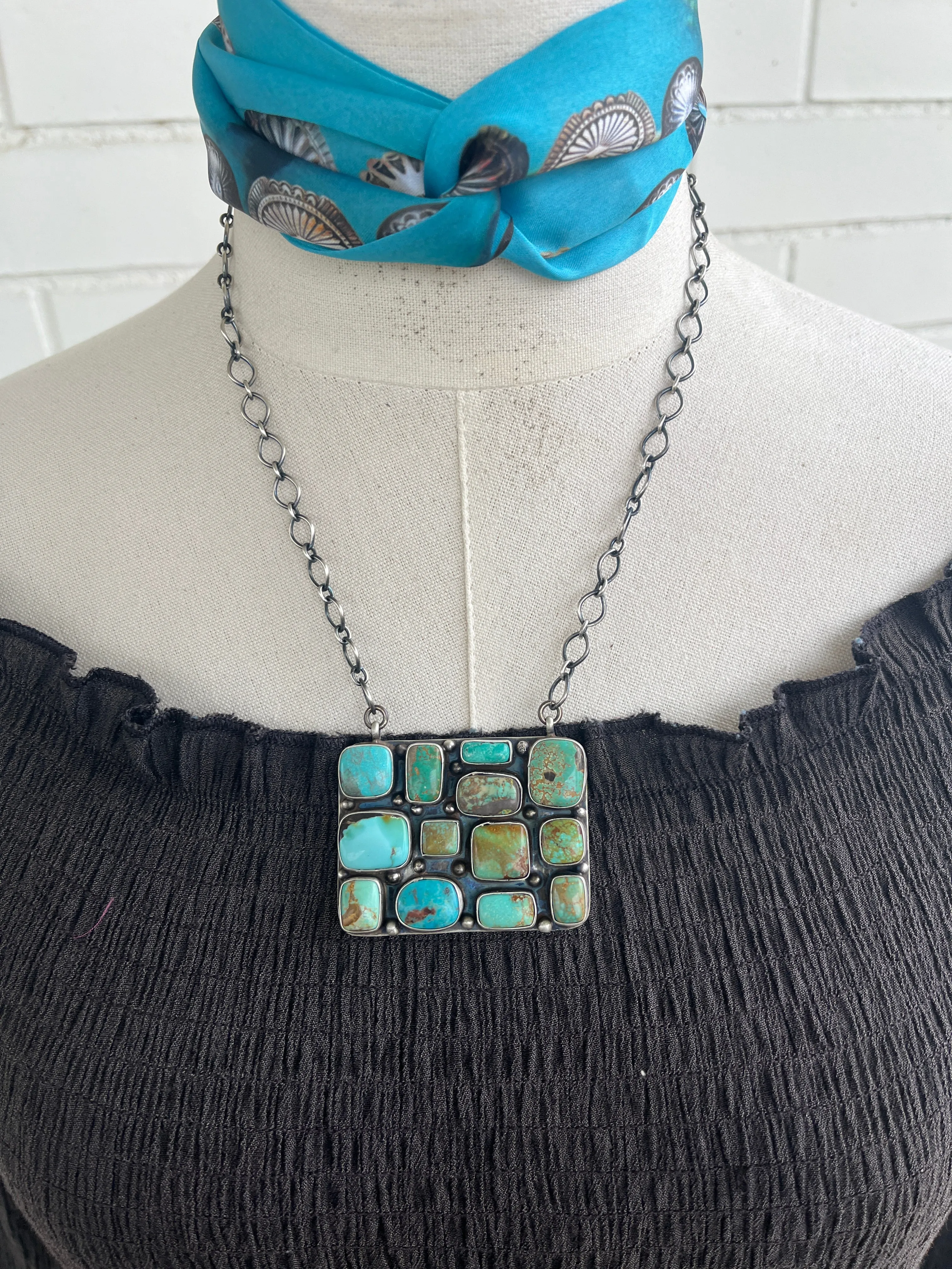 Freeform Kingman Necklace #4