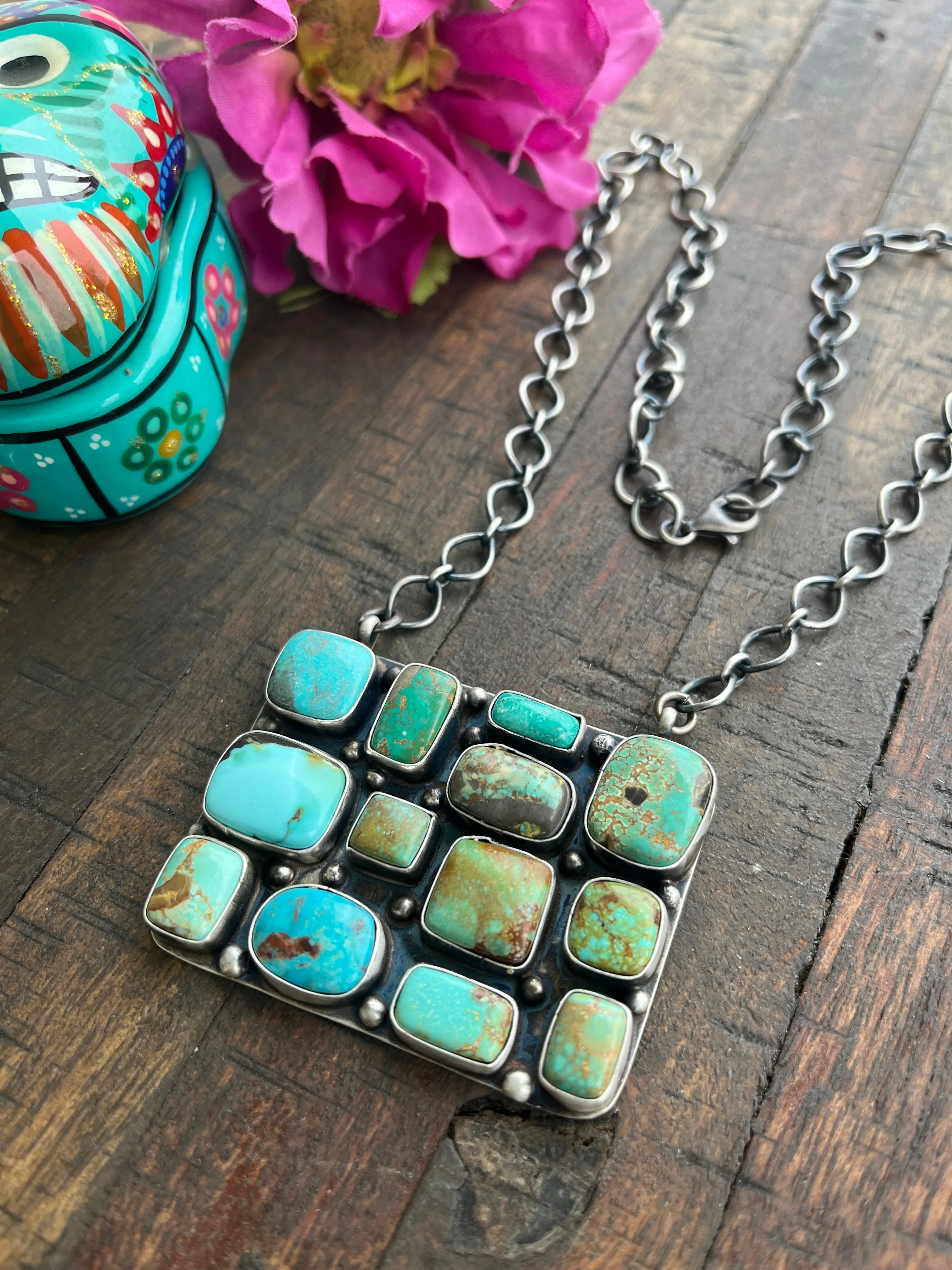 Freeform Kingman Necklace #4