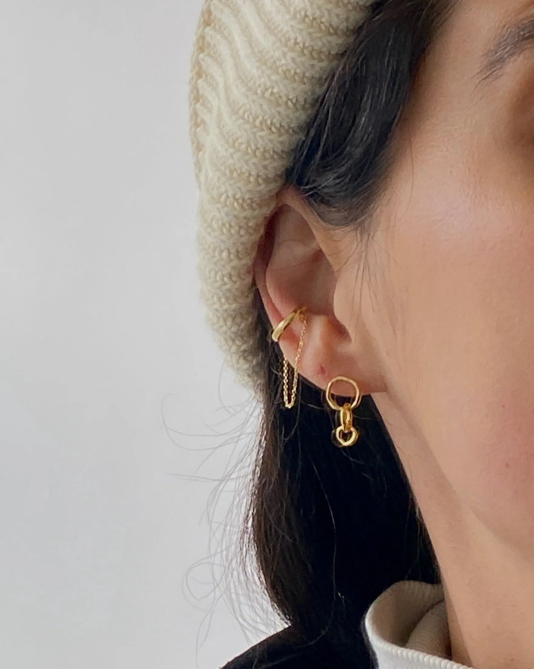 'Gia' Chain Ear Cuffs