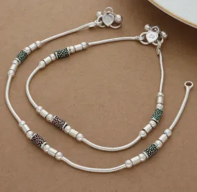 Glorious Silver Anklet