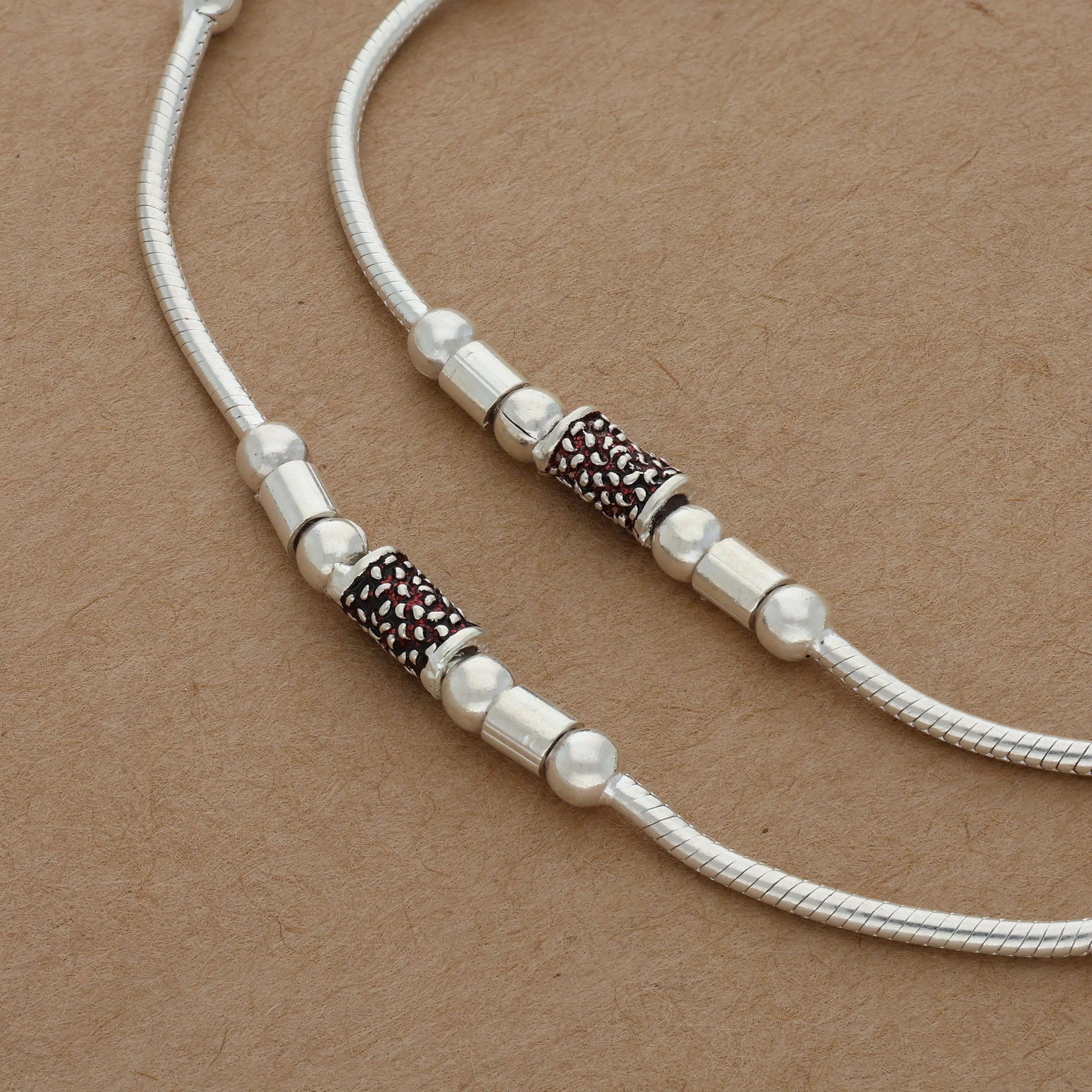 Glorious Silver Anklet