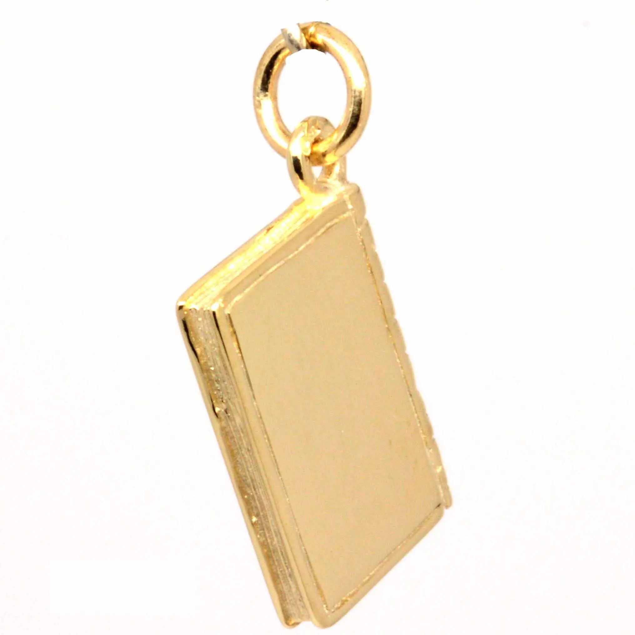 Gold Book Charm