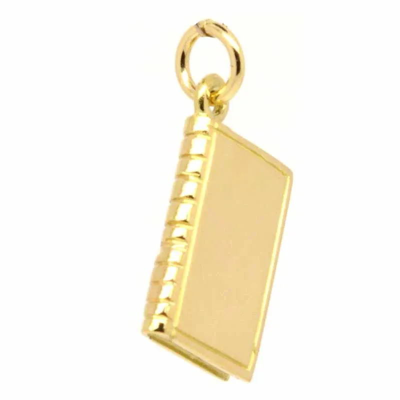 Gold Book Charm