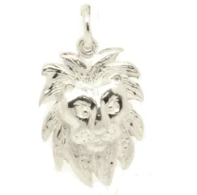 Gold Lion Head Charm