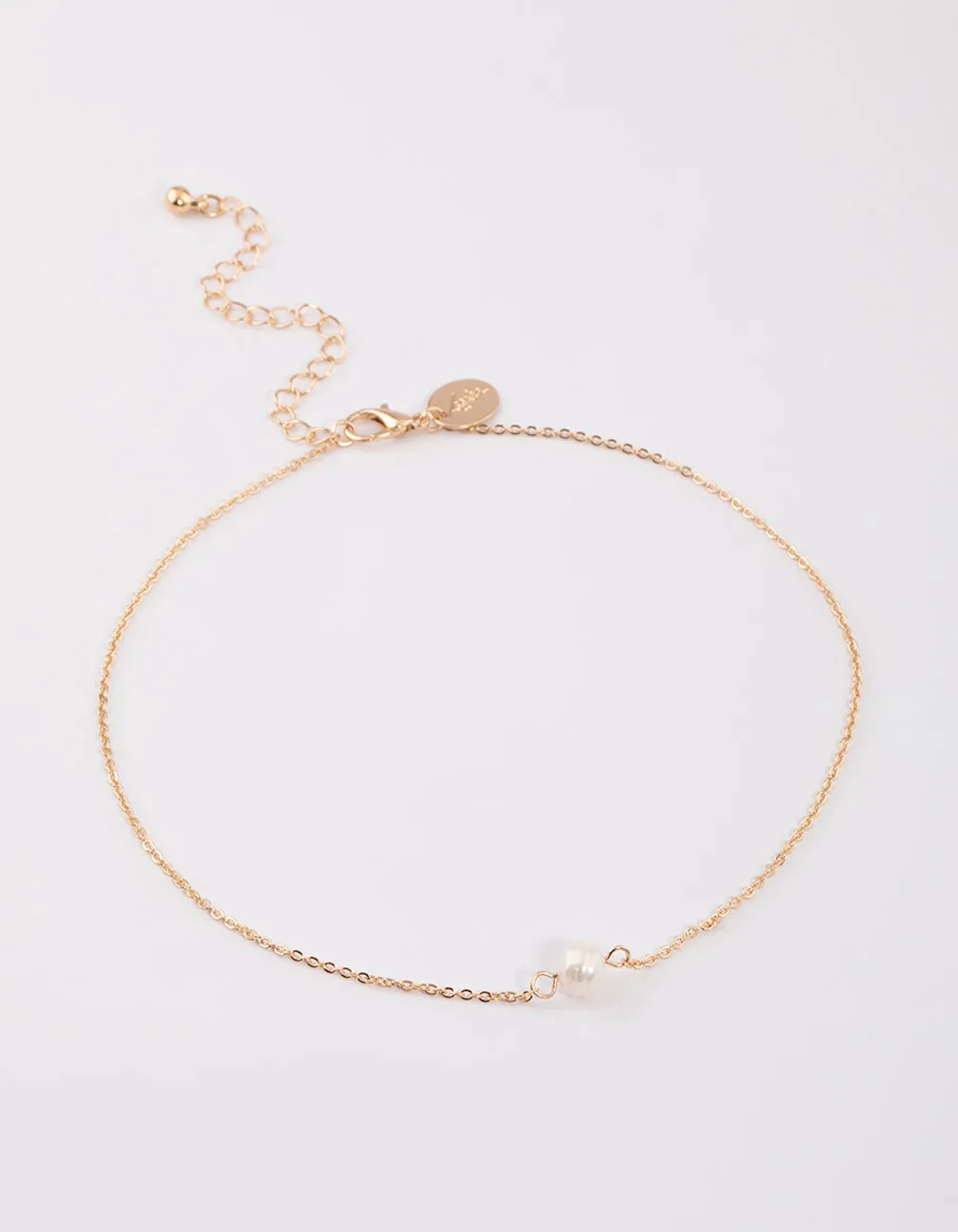 Gold Pearl Choker