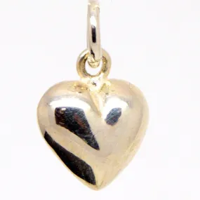 Gold Small Heart Charm