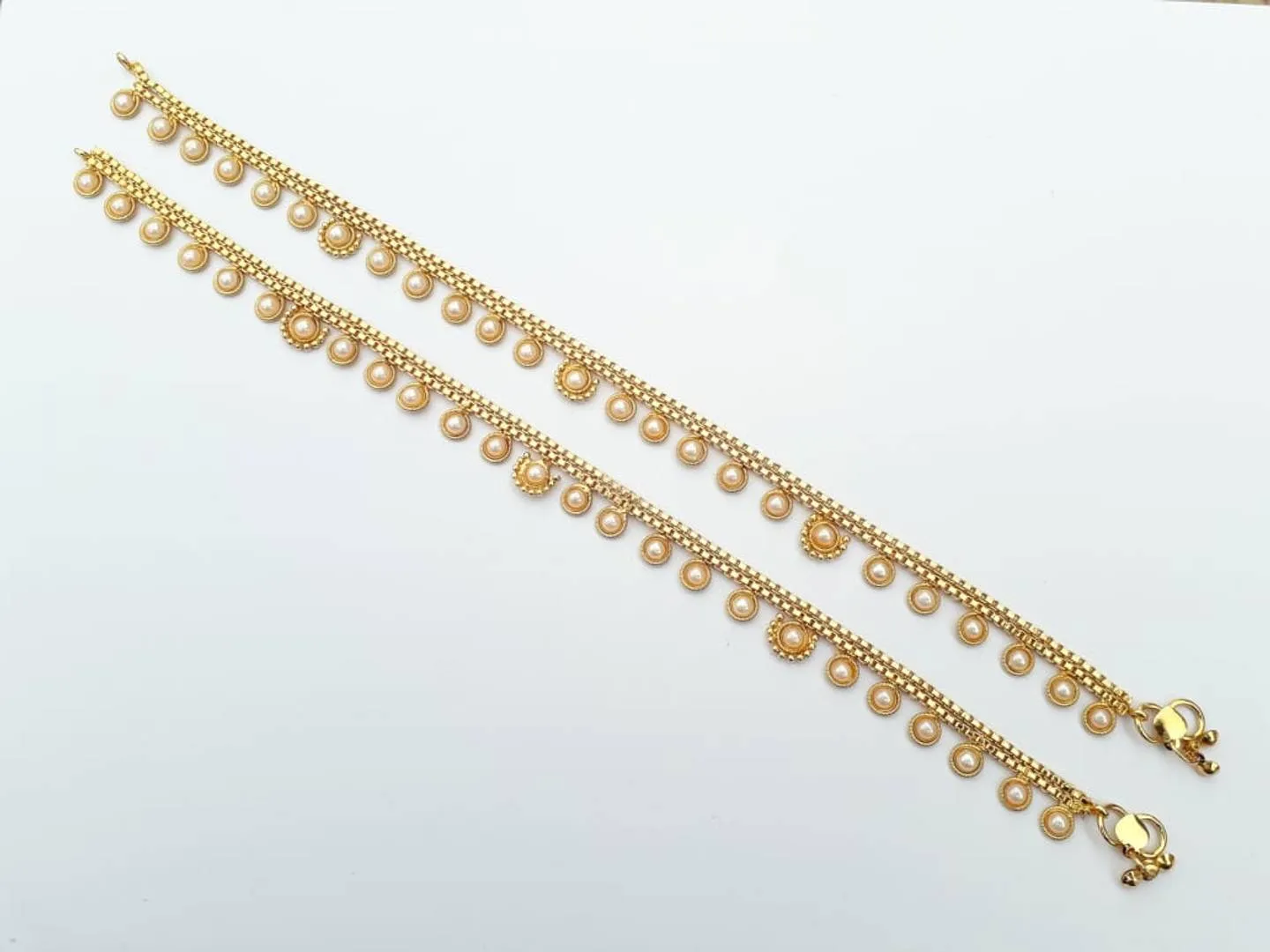 Golden German Silver Anklet