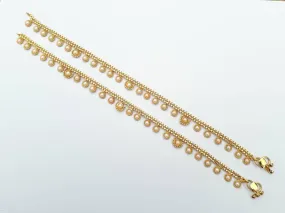 Golden German Silver Anklet
