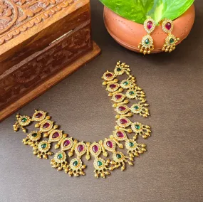 Golden Pearl Chokers