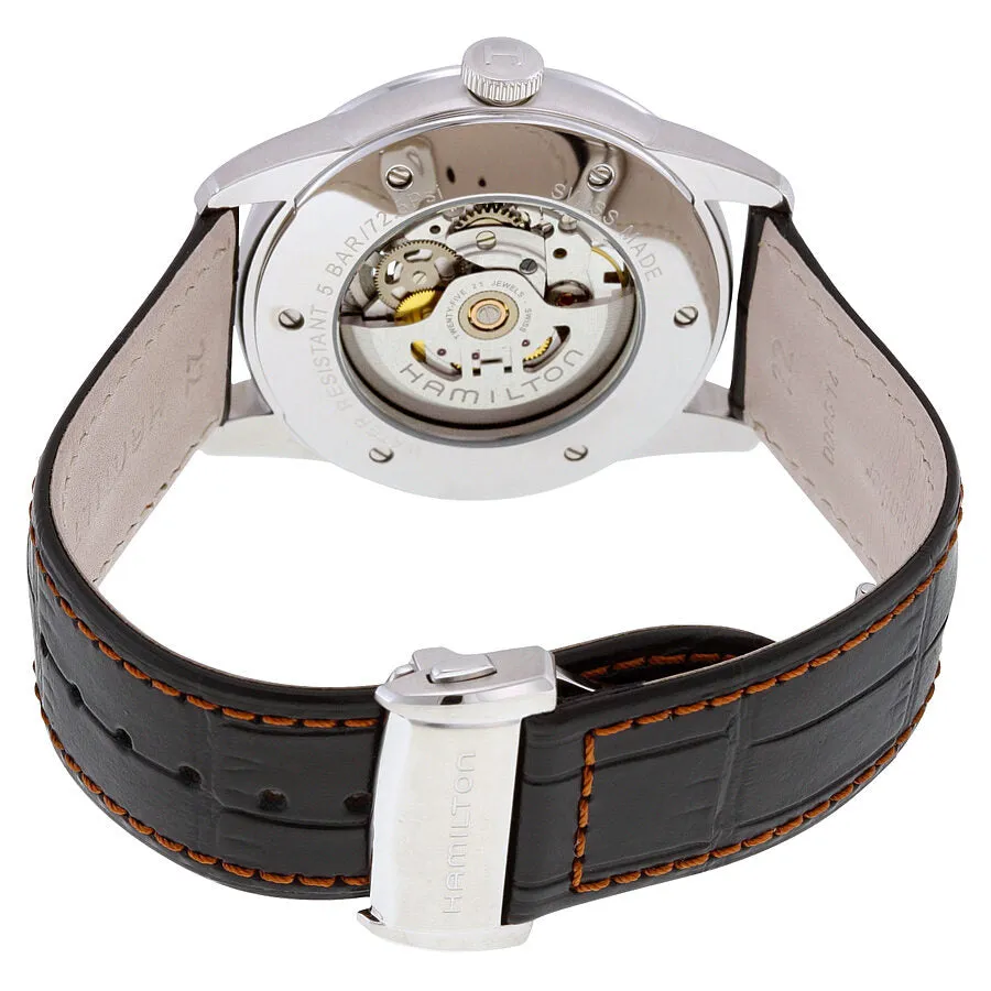 Hamilton Railroad Automatic Black Skeleton Dial Men's Watch H40655731