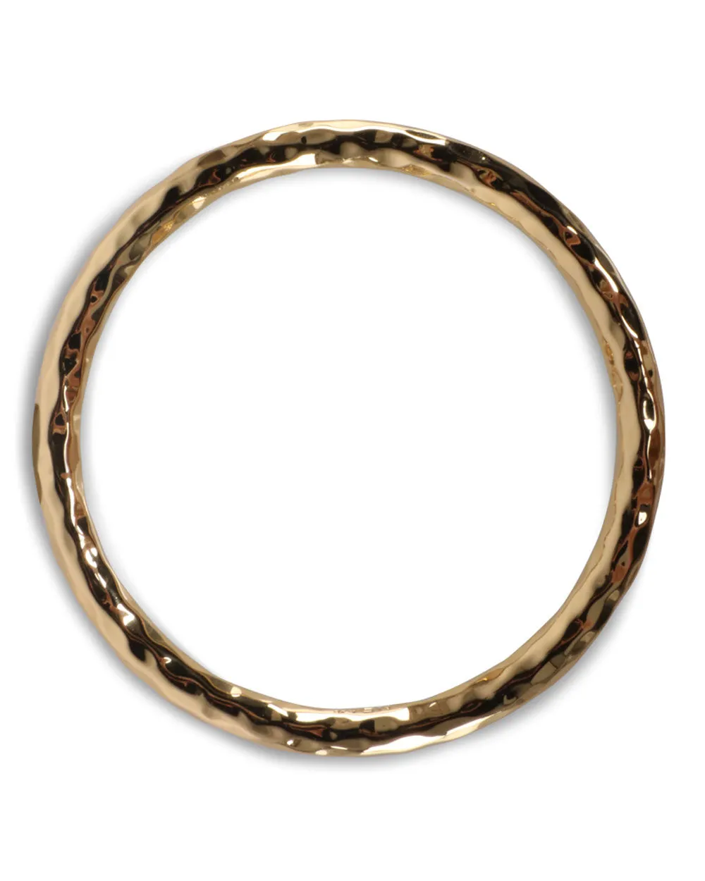 Hammered Gold Chunky Bangles