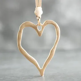 Heart Necklace & Pendant Goth Chains Gold Color Necklace