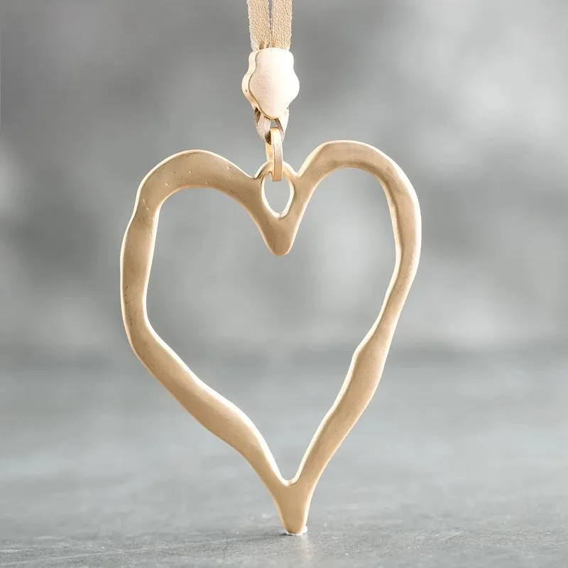 Heart Necklace & Pendant Goth Chains Gold Color Necklace
