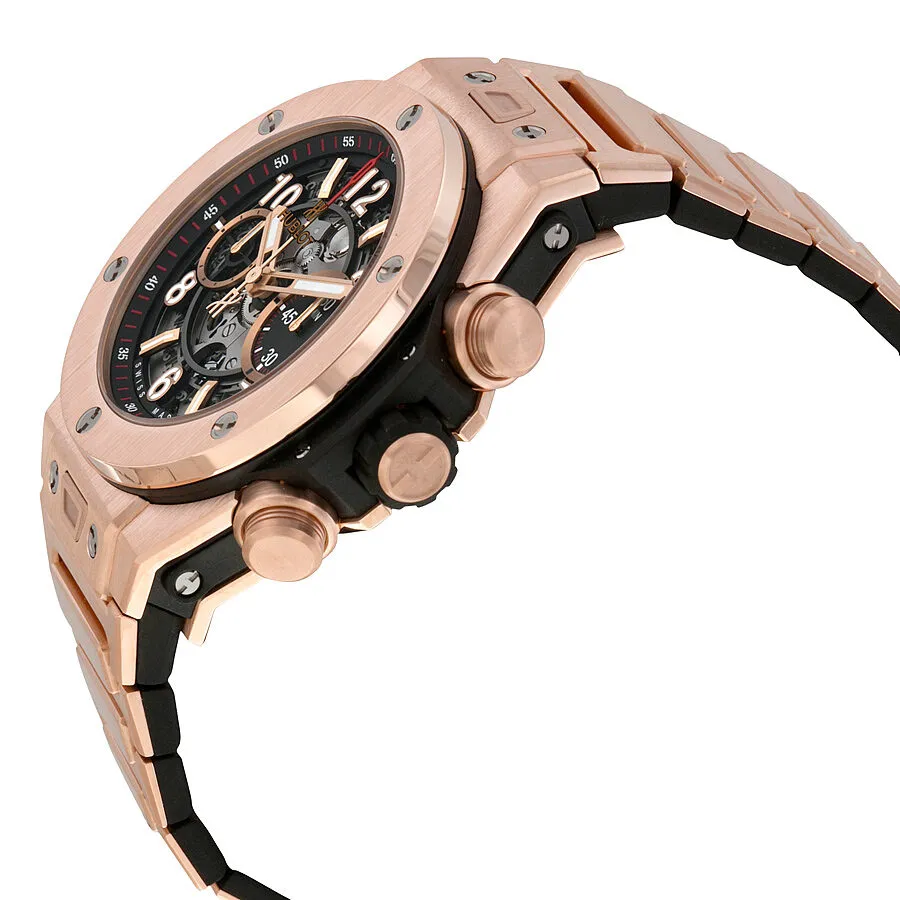 Hublot Big Bang UNICO Skeleton Dial 18k Rose Gold Men's Watch 411.OX.1180.OX