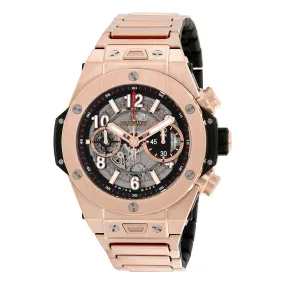 Hublot Big Bang UNICO Skeleton Dial 18k Rose Gold Men's Watch 411.OX.1180.OX