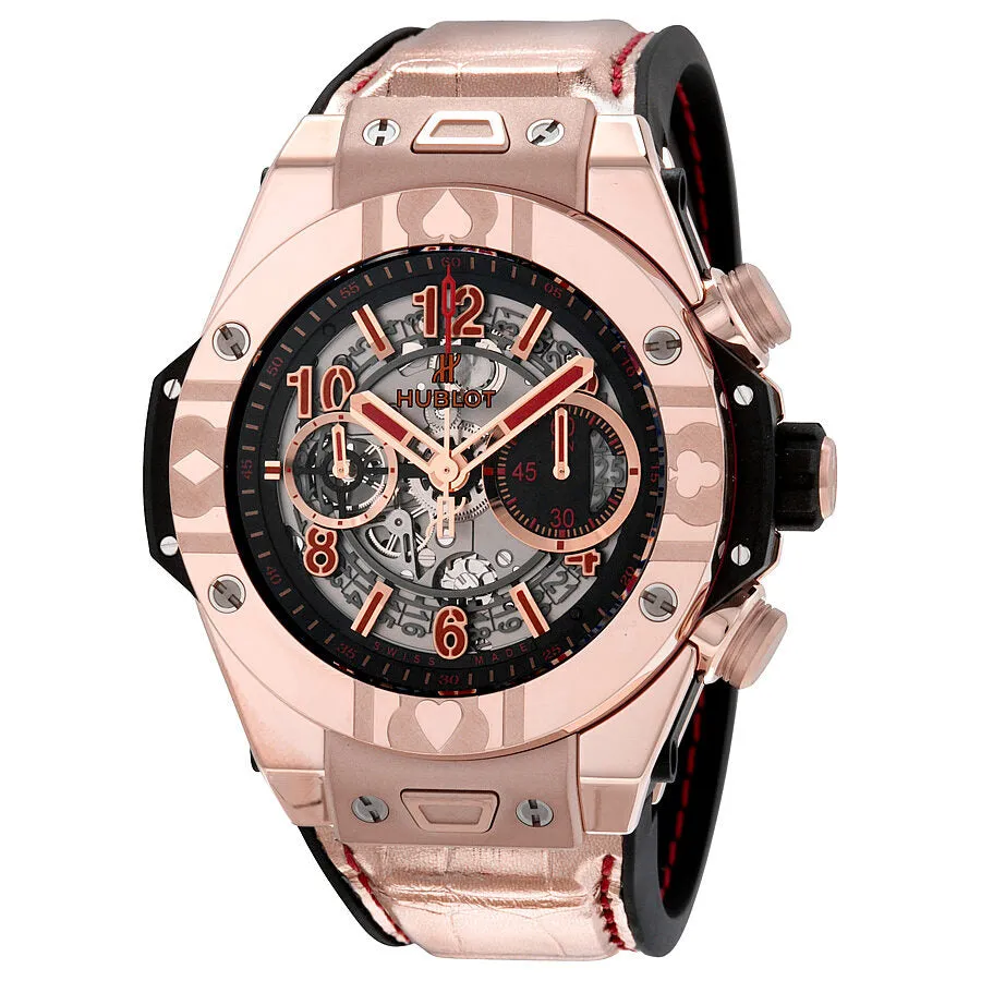 Hublot Big Bang Unico World Poker Tour King Gold Automatic Men's Watch 411.OX.1180.LR.WPT15