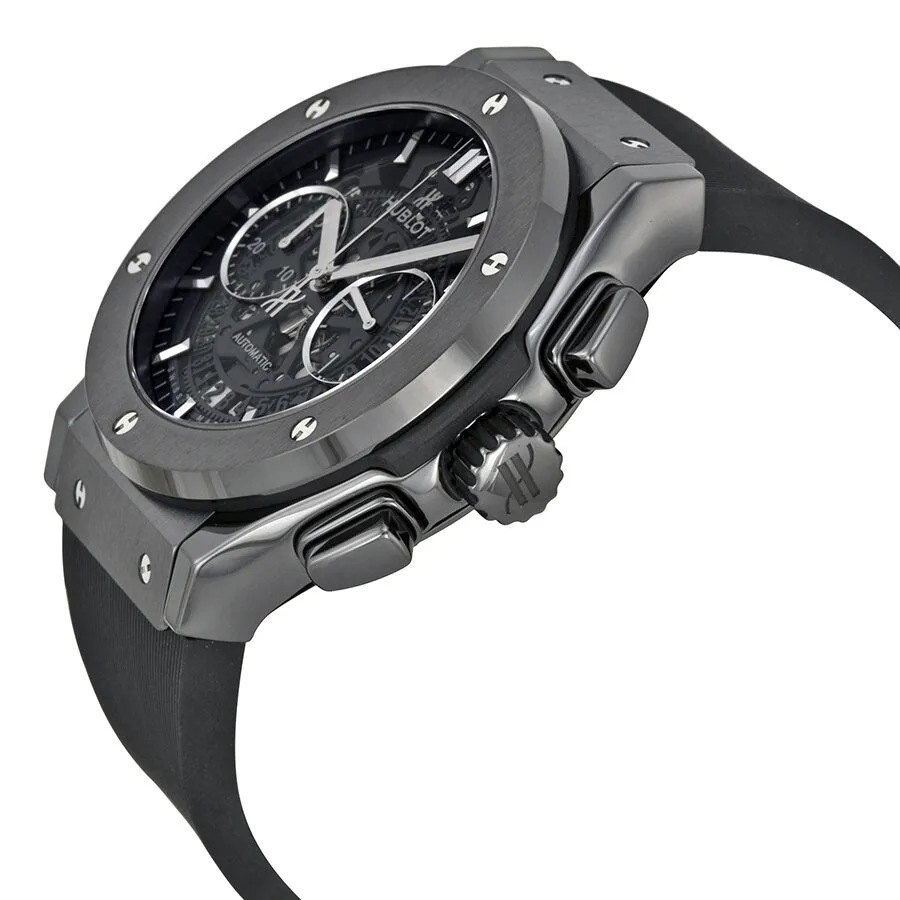 Hublot Classic Fusion Aerofusion Chronograph Automatic Black Magic Skeleton Dial Men's Watch 525.CM.0170.RX