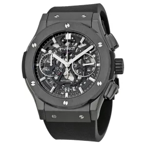 Hublot Classic Fusion Aerofusion Chronograph Automatic Black Magic Skeleton Dial Men's Watch 525.CM.0170.RX