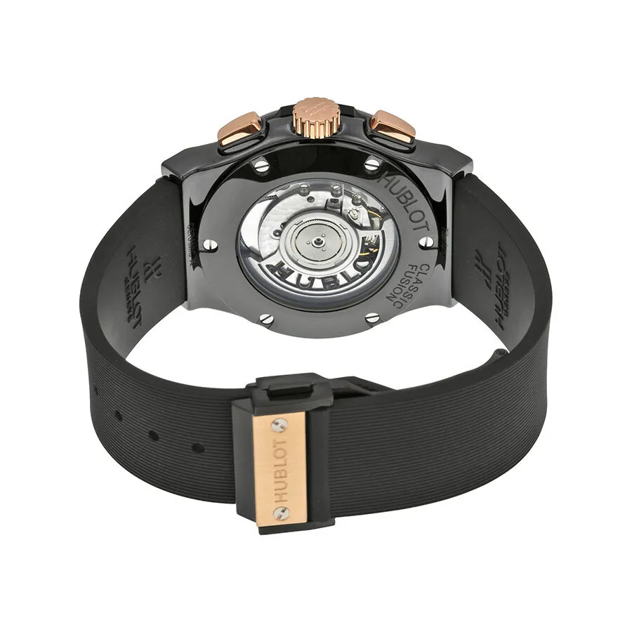 Hublot Classic Fusion Automatic Black Carbon Fiber Dial Black Rubber Men's Watch 541.CO.1780.RX