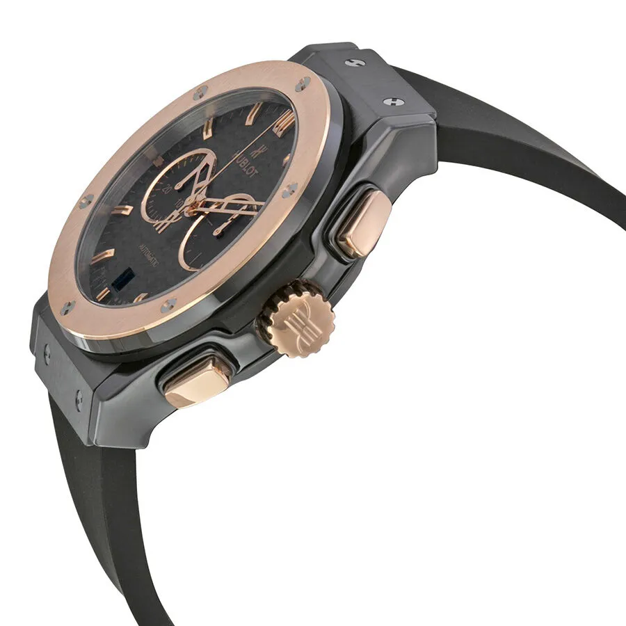 Hublot Classic Fusion Automatic Black Carbon Fiber Dial Black Rubber Men's Watch 541.CO.1780.RX
