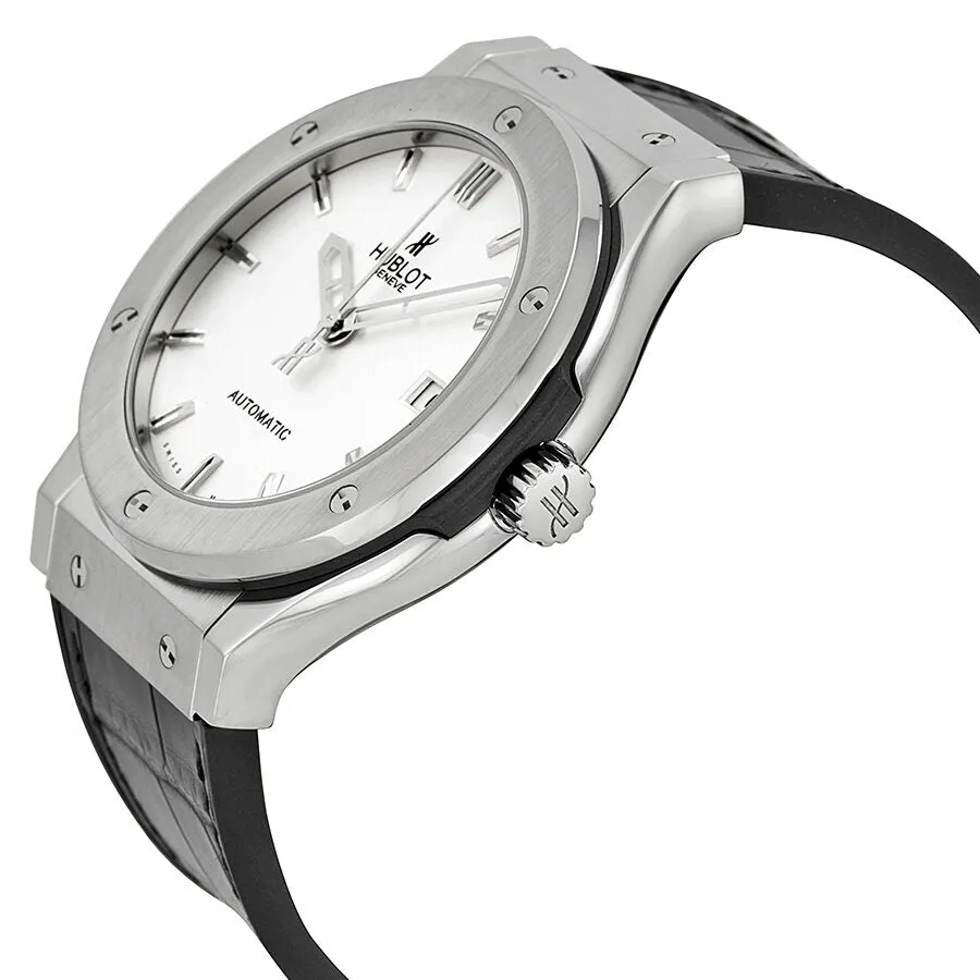 Hublot Classic Fusion Automatic White Dial Black Leather Men's Watch 511NX2610LR 511.NX.2610.LR