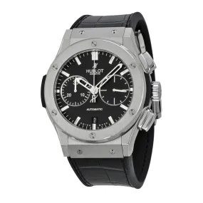 Hublot Classic Fusion Black Dial Black Leather Automatic Men's Watch 521.NX.1170.LR