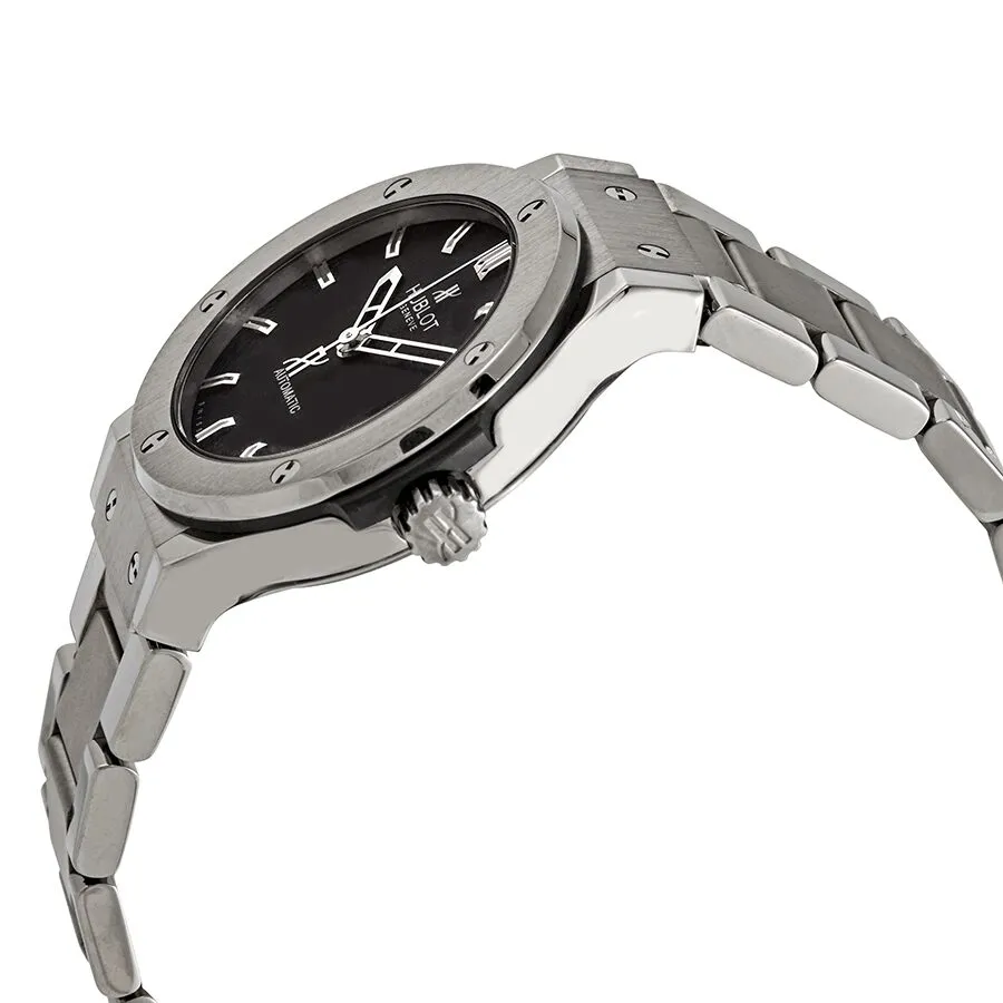 Hublot Classic Fusion Black Dial Titanium Automatic Men's Watch 565NX1170NX 565.NX.1170.NX