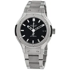 Hublot Classic Fusion Black Dial Titanium Automatic Men's Watch 565NX1170NX 565.NX.1170.NX