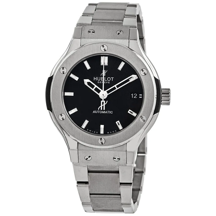 Hublot Classic Fusion Black Dial Titanium Automatic Men's Watch 565NX1170NX 565.NX.1170.NX